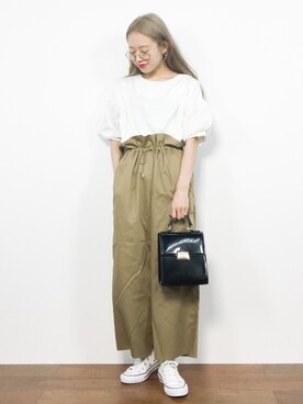 「MACKINTOSH PHILOSOPHY（ﾏｯｷﾝﾄｯｼｭ ﾌｨﾛｿﾌｨｰ）のアイテム」を使った、りっぴーさん（レディース・154cm）の夏コーディネート