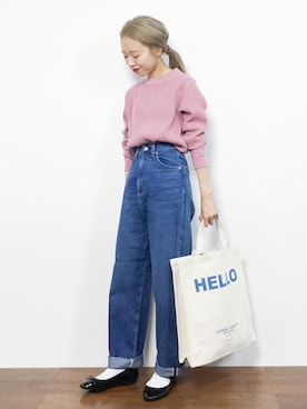 「MACKINTOSH PHILOSOPHY（ﾏｯｷﾝﾄｯｼｭ ﾌｨﾛｿﾌｨｰ）のアイテム」を使った、りっぴーさん（レディース・154cm）の夏コーディネート
