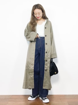 りっぴーさん(レディース・154cm)の秋コーディネート