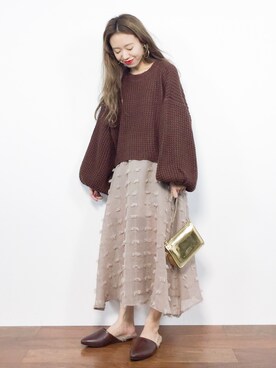 りっぴーさん（レディース・154cm）の秋コーディネート