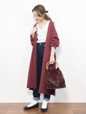 りっぴーさん(レディース・154cm)の秋コーディネート