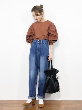 りっぴーさん（レディース・154cm）の秋コーディネート