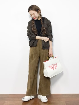 りっぴーさん（レディース・154cm）の秋コーディネート