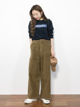 りっぴーさん（レディース・154cm）の秋コーディネート