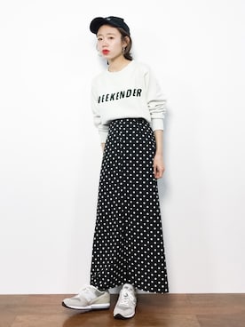 りっぴーさん（レディース・154cm）の秋コーディネート