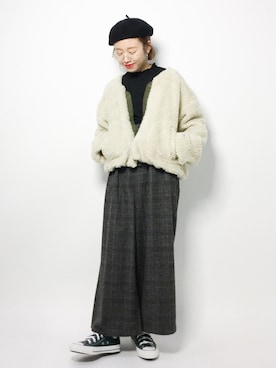 「SPINNS（スピンズ）のアイテム（ジャケット/アウター）」を使った、りっぴーさん（レディース・154cm）の秋コーディネート