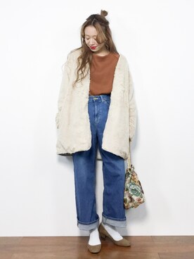 りっぴーさん(レディース・154cm)の秋コーディネート