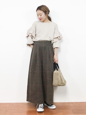 りっぴーさん（レディース・154cm）の秋コーディネート