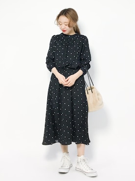 りっぴーさん（レディース・154cm）の冬コーディネート