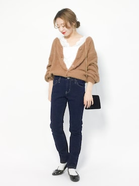 りっぴーさん（レディース・154cm）の冬コーディネート