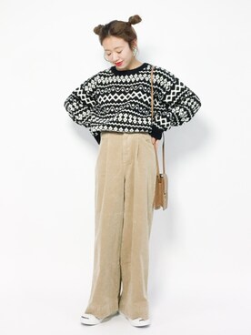 りっぴーさん(レディース・154cm)の冬コーディネート