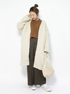 りっぴーさん（レディース・154cm）の冬コーディネート