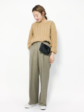 りっぴーさん（レディース・154cm）の冬コーディネート