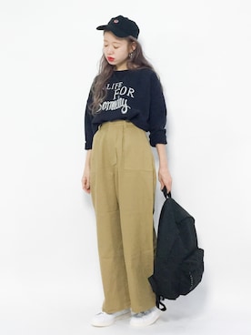 りっぴーさん（レディース・154cm）の冬コーディネート