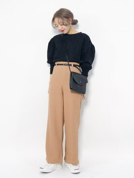 りっぴーさん（レディース・154cm）の冬コーディネート