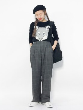 りっぴーさん（レディース・154cm）の冬コーディネート