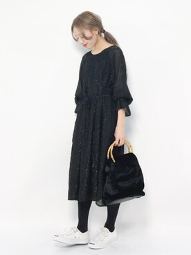 りっぴーさん（レディース・154cm）の冬コーディネート