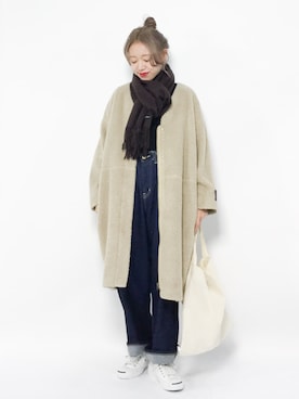 りっぴーさん（レディース・154cm）の冬コーディネート