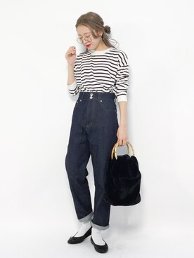 りっぴーさん（レディース・154cm）の冬コーディネート