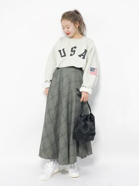 りっぴーさん(レディース・154cm)の冬コーディネート