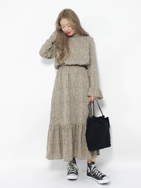 りっぴーさん(レディース・154cm)の冬コーディネート