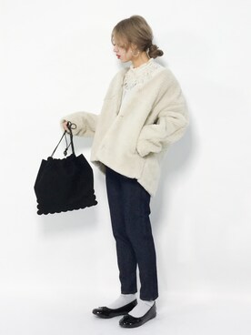 りっぴーさん（レディース・154cm）の冬コーディネート