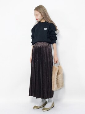 りっぴーさん（レディース・154cm）の冬コーディネート