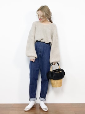 りっぴーさん（レディース・154cm）の冬コーディネート