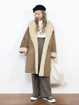 りっぴーさん（レディース・154cm）の冬コーディネート