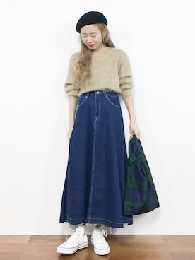 りっぴーさん（レディース・154cm）の冬コーディネート