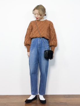 りっぴーさん（レディース・154cm）の冬コーディネート