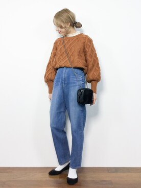 りっぴーさん（レディース・154cm）の冬コーディネート