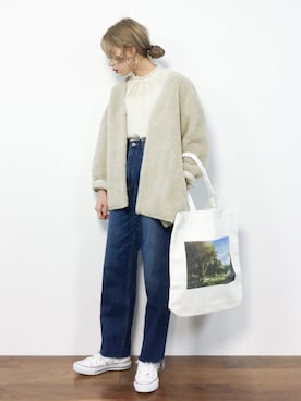 りっぴーさん（レディース・154cm）の冬コーディネート