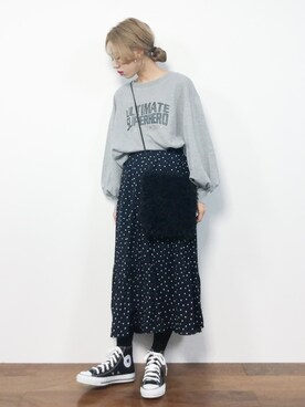 りっぴーさん(レディース・154cm)の冬コーディネート