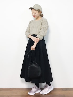 りっぴーさん（レディース・154cm）の冬コーディネート