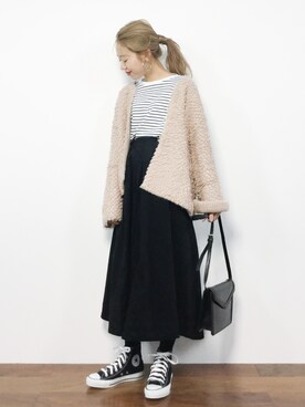 りっぴーさん（レディース・154cm）の冬コーディネート