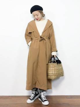 りっぴーさん(レディース・154cm)の冬コーディネート