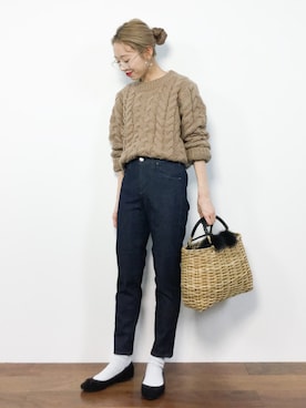 りっぴーさん（レディース・154cm）の冬コーディネート