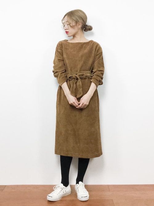 Zozotownりっぴーさんのワンピースを使ったコーディネート Zozotown