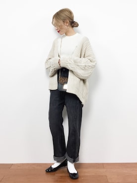 りっぴーさん(レディース・154cm)の冬コーディネート