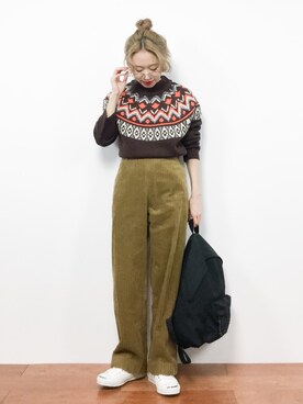 りっぴーさん(レディース・154cm)の冬コーディネート