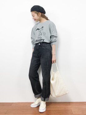 りっぴーさん(レディース・154cm)の冬コーディネート