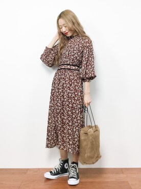 りっぴーさん（レディース・154cm）の冬コーディネート