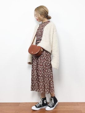 りっぴーさん(レディース・154cm)の冬コーディネート