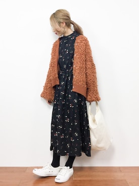 りっぴーさん(レディース・154cm)の冬コーディネート