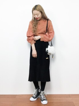 りっぴーさん（レディース・154cm）の冬コーディネート