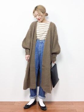 りっぴーさん（レディース・154cm）の冬コーディネート