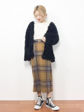 りっぴーさん(レディース・154cm)の冬コーディネート