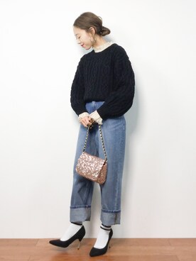 りっぴーさん（レディース・154cm）の冬コーディネート