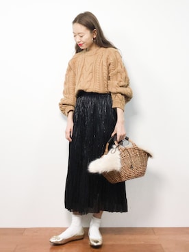 りっぴーさん（レディース・154cm）の冬コーディネート